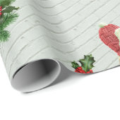 Papier Cadeau Vieux Saint Chick (Coin rond)