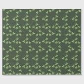Papier Cadeau Vigne de raisin vert (Plat)