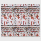 PAPIER CADEAU VIGNE ÉGYPTIENNE ANTIQUE RÉCOLTE DE RAISIN DE VIN (Plat)