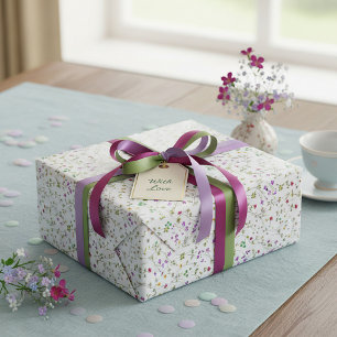 Papier Cadeau Vigne florale