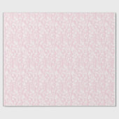 Papier Cadeau Vignes florales (rose) (Plat)
