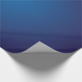 Papier Cadeau Vignette Bleue Profonde Grainée Cool (Coin)