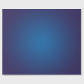 Papier Cadeau Vignette Bleue Profonde Grainée Cool (Plat)