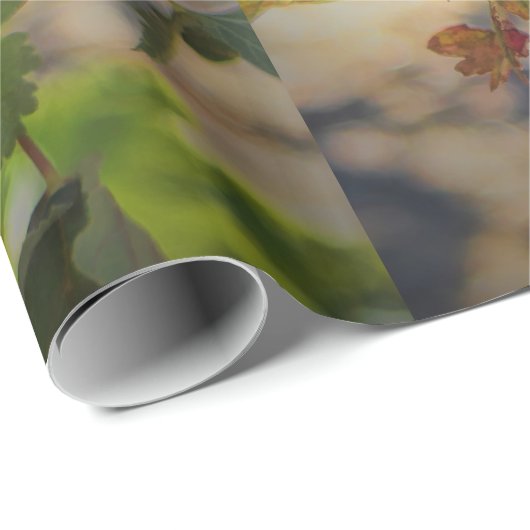 Papier Cadeau Vignoble (Coin rond)