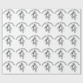 Papier Cadeau Viking le Valhöll - conception 1 (Plat)