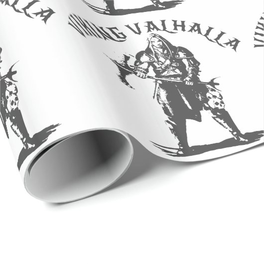 Papier Cadeau Viking le Valhöll - conception 6 (Coin rond)