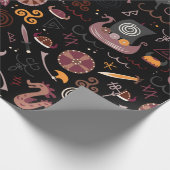 Papier Cadeau Viking motif design graphique transparent (Coin)