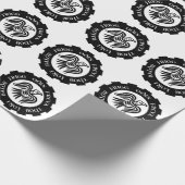 Papier Cadeau Viking Raven Banner Thor Freya Loki (Coin)