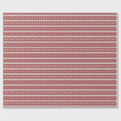 Papier Cadeau Vilain Noël Chic Rouge (Plat)