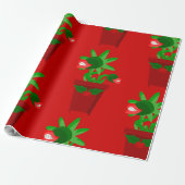 Papier Cadeau vilain noël vénériens flytrap (Déroulé)