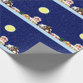 Papier Cadeau Village couvert de neige (Coin)