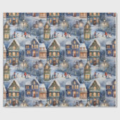 Papier Cadeau Village de neige Snowman Fun (Plat)