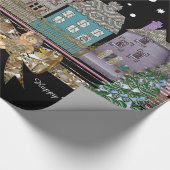 Papier Cadeau Village de Noël 15 pi (Coin)