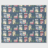 Papier Cadeau Village de vacances (Plat)