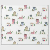 Papier Cadeau Village de vacances (Plat)