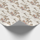 Papier Cadeau Village des pingouins et des crapets (Coin)