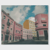 PAPIER CADEAU VILLE COLORÉE (Plat)