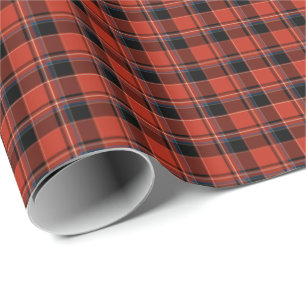 Papier Cadeau Ville de Calgary Alberta Canada Tartan