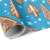 Papier Cadeau Ville de Cookie (Coin rond)