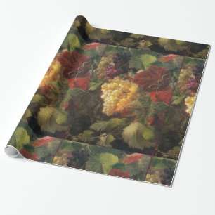 PAPIER CADEAU VILLE DE VIN VIGNOBLE VIN VIGNOBLE FÊTE DE DÉGUSTA