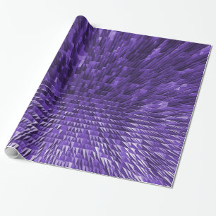 Papier Cadeau Ville pyramidale violette......