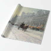 Papier Cadeau Ville victorienne, rue de Noël (Déroulé)