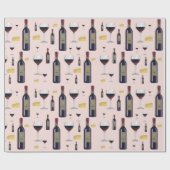 Papier Cadeau Vin (Plat)