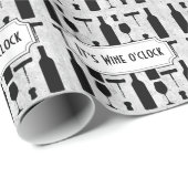 Papier Cadeau Vin (Coin rond)