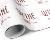 Papier Cadeau Vin (Coin rond)