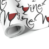 PAPIER CADEAU VIN (Coin rond)