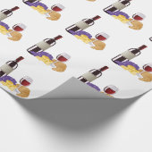 Papier Cadeau Vin et fromage (Coin)