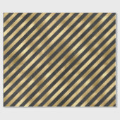 Papier Cadeau Vin gris foncé et Grunge d'or (Plat)