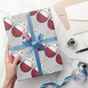 Papier Cadeau Vin Lover Vin Rouge Vin Merlot Cabernet Vin