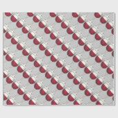 Papier Cadeau Vin Lover Vin Rouge Vin Merlot Cabernet Vin (Plat)