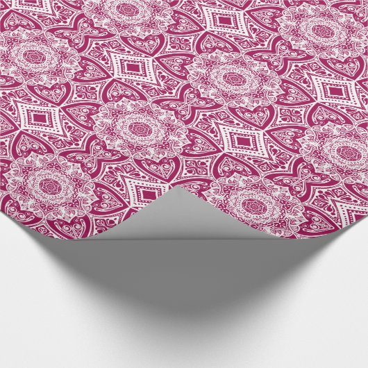 Papier Cadeau Vin Mandala (Coin)