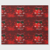 Papier Cadeau Vin Noël Vacances Papier d'emballage (Plat)