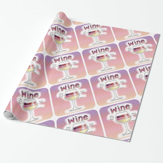 PAPIER CADEAU VIN, PLUS DE VIN, ENCORE PLUS DE VIN (Déroulé)