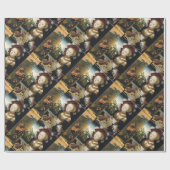 PAPIER CADEAU VIN VINEYARD DE CÉRÉBRE ANTIQUE DÉGUSTATION DE SCE (Plat)