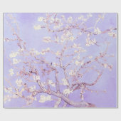 Papier Cadeau Vincent Van Gogh Almond Blossoms : Lavande (Plat)