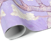 Papier Cadeau Vincent Van Gogh Almond Blossoms : Lavande (Coin rond)