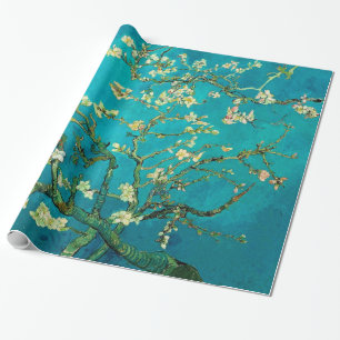 Papier Cadeau Vincent Van Gogh Blossoming Almond Tree Floral Art