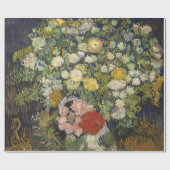 Papier Cadeau Vincent van Gogh Bouquet de fleurs dans un vase (Plat)