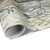 Papier Cadeau Vincent van Gogh Chalet à chaume à Cordeville (Coin rond)