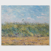 Papier Cadeau Vincent van Gogh - Champ de blé avec une lark (Plat)