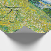 Papier Cadeau Vincent van Gogh - Champ de blé vert avec Cypress (Coin)