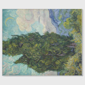 Papier Cadeau Vincent van Gogh - Cyprès (Plat)