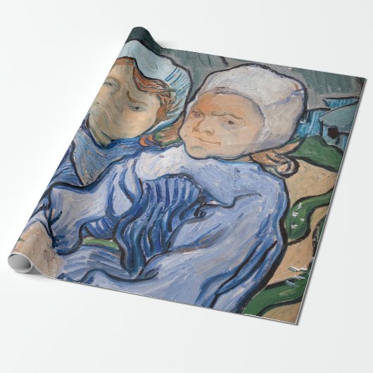 Papier Cadeau Vincent van Gogh - Deux petites filles (Déroulé)