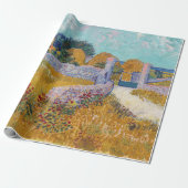 Papier Cadeau Vincent van Gogh - Ferme en Provence (Déroulé)
