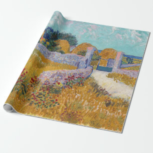 Papier Cadeau Vincent van Gogh - Ferme en Provence