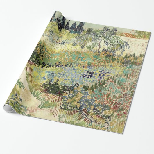 Papier Cadeau Vincent Van Gogh Garden (Déroulé)